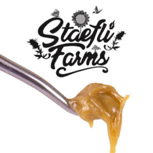 THCa Live Hash Rosin · Staefli Farms